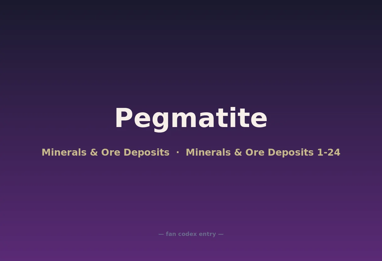 Pegmatite