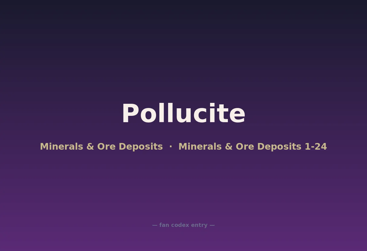 Pollucite