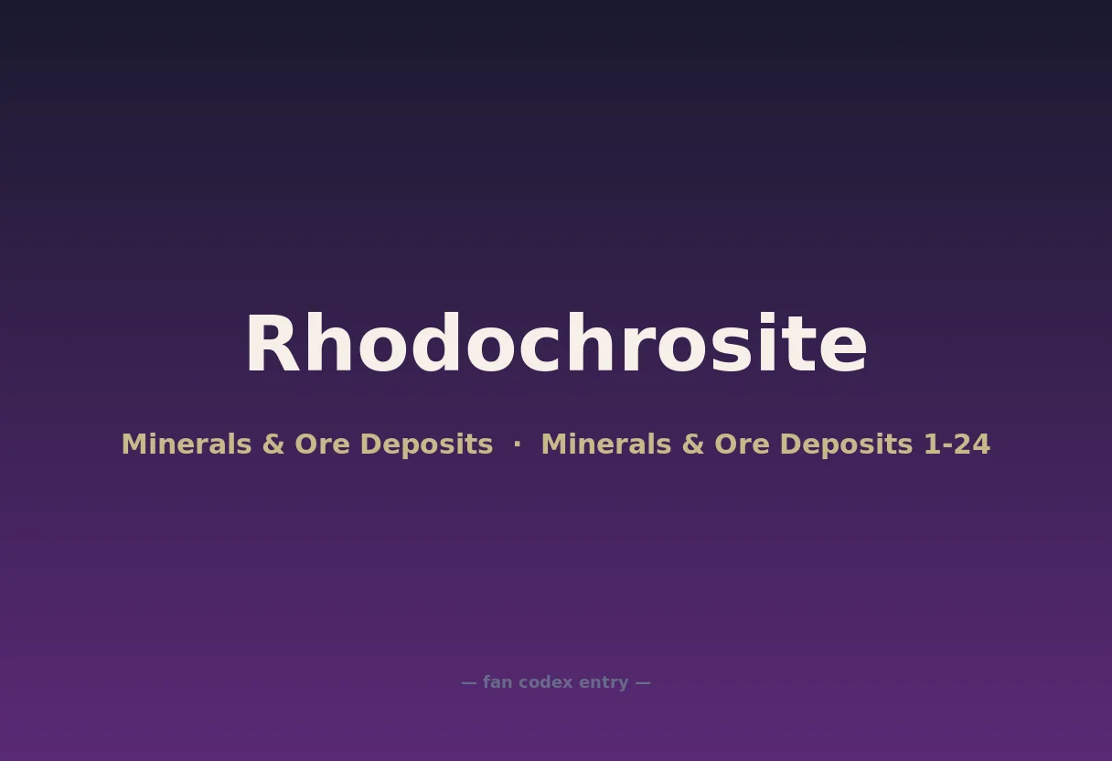Rhodochrosite