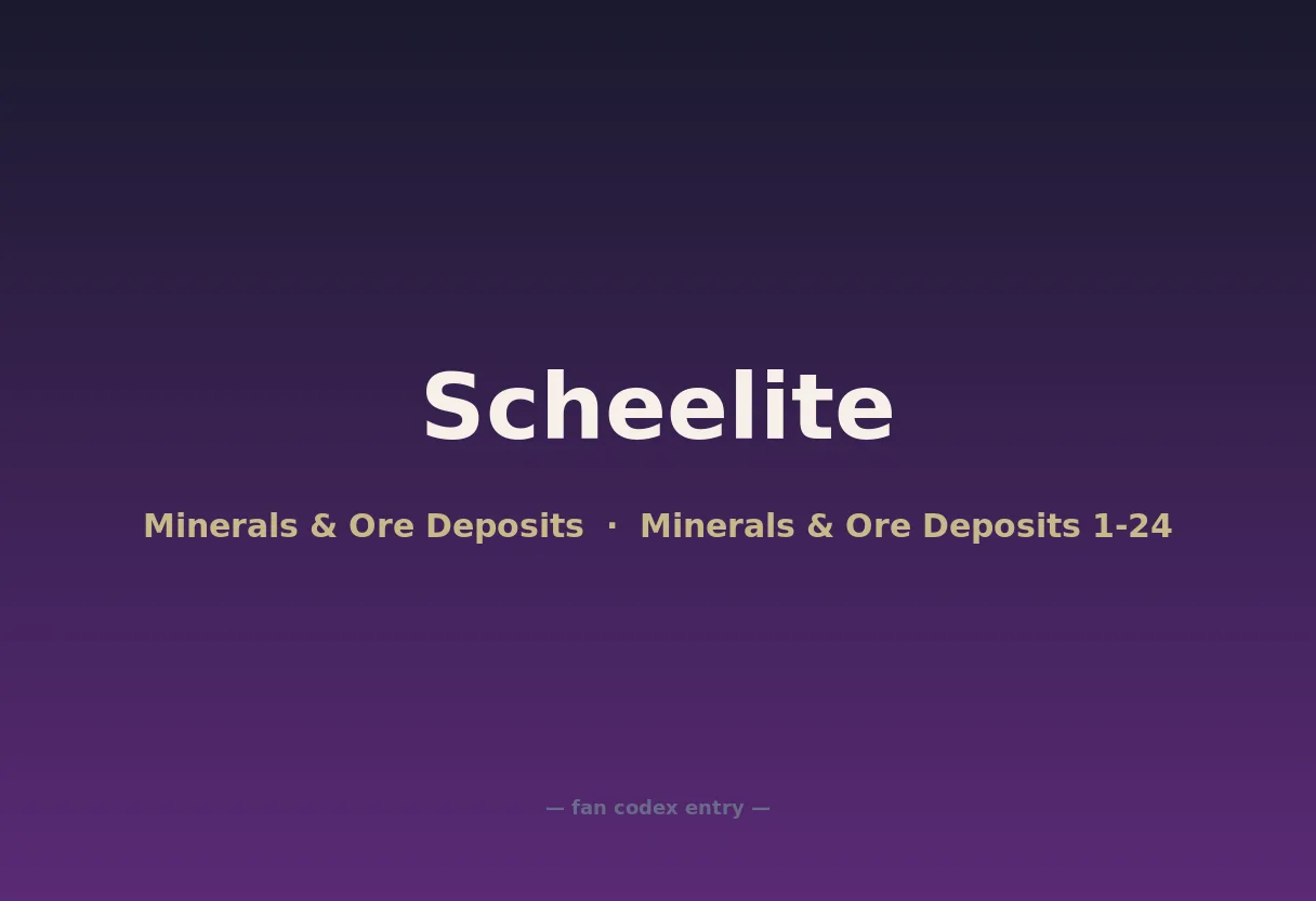 Scheelite