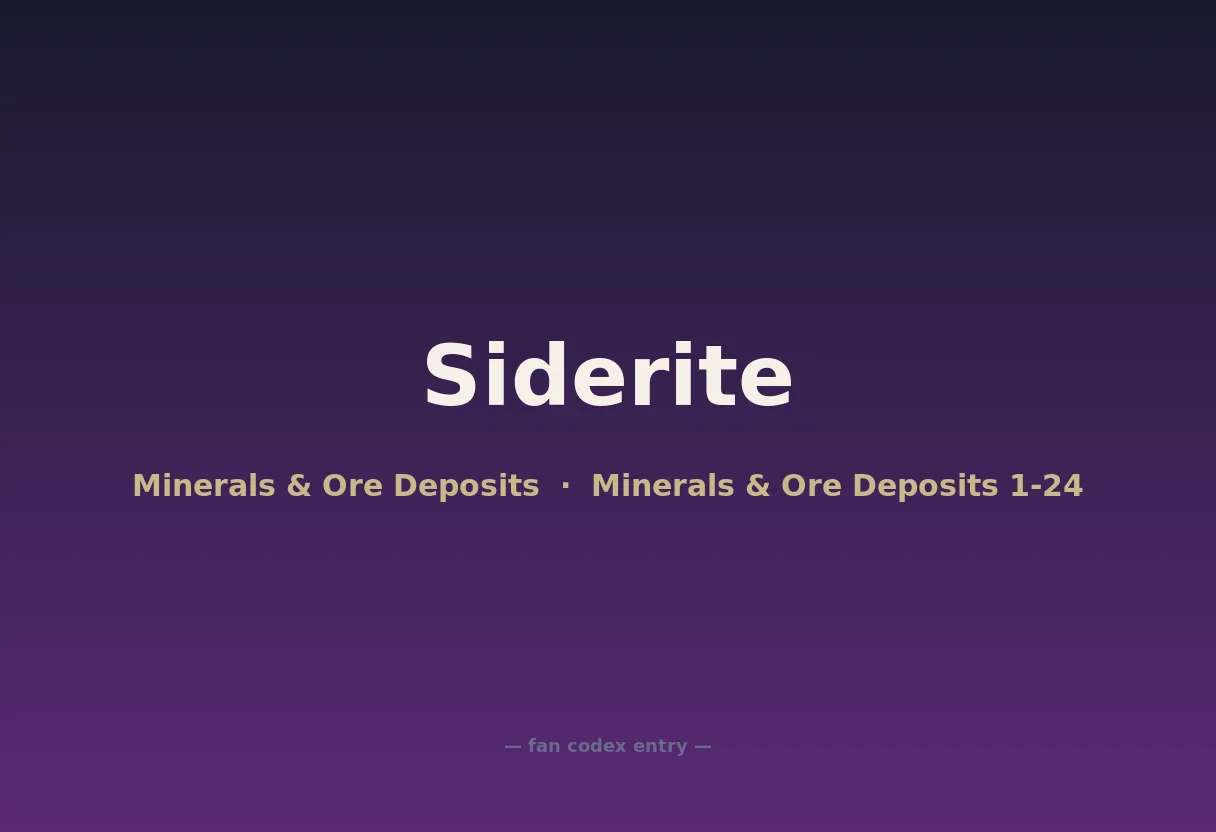 Siderite