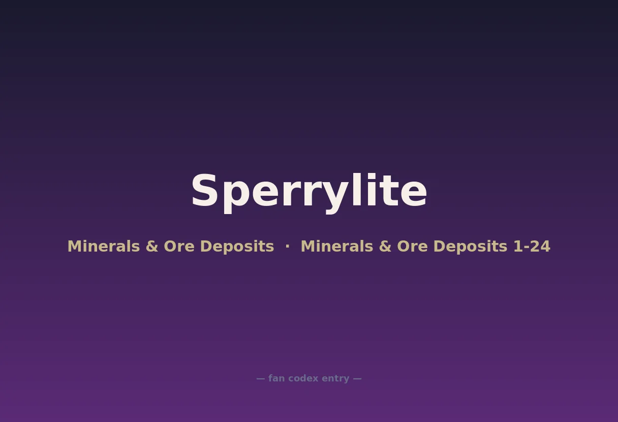 Sperrylite