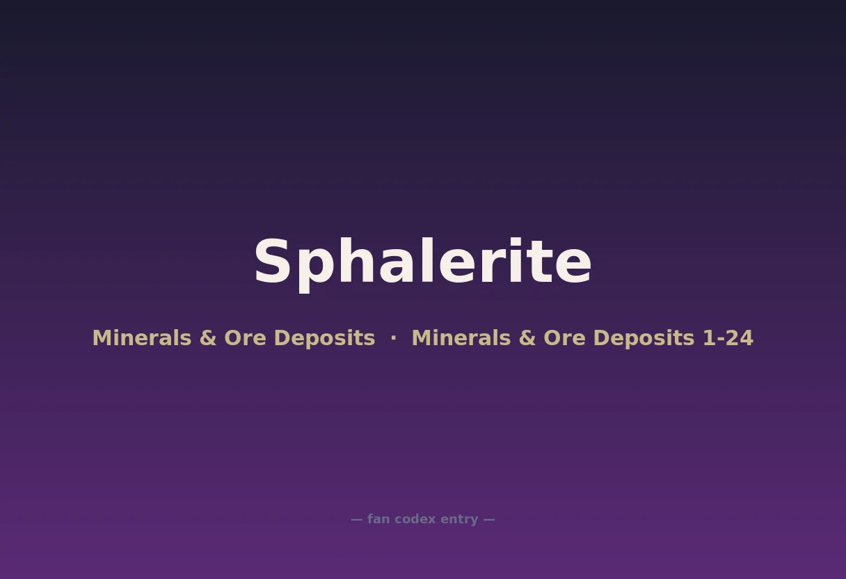 Sphalerite