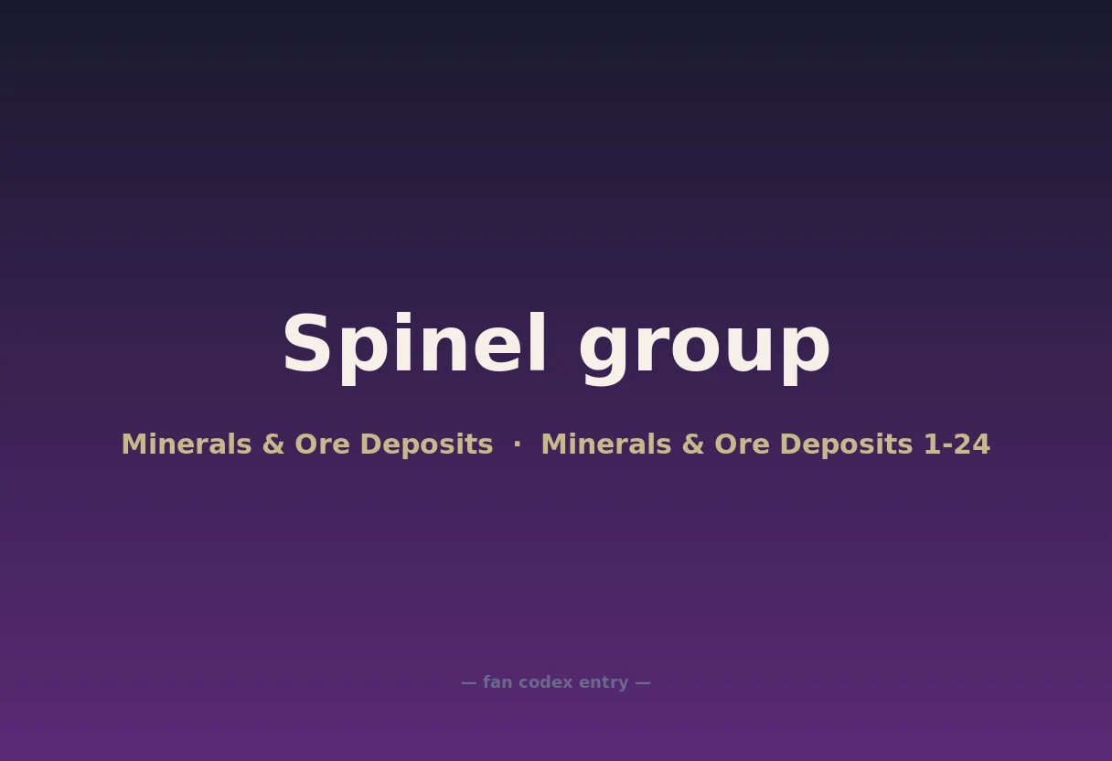 Spinel group