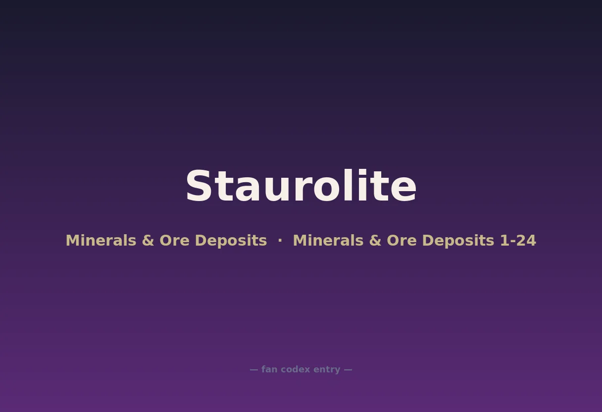 Staurolite