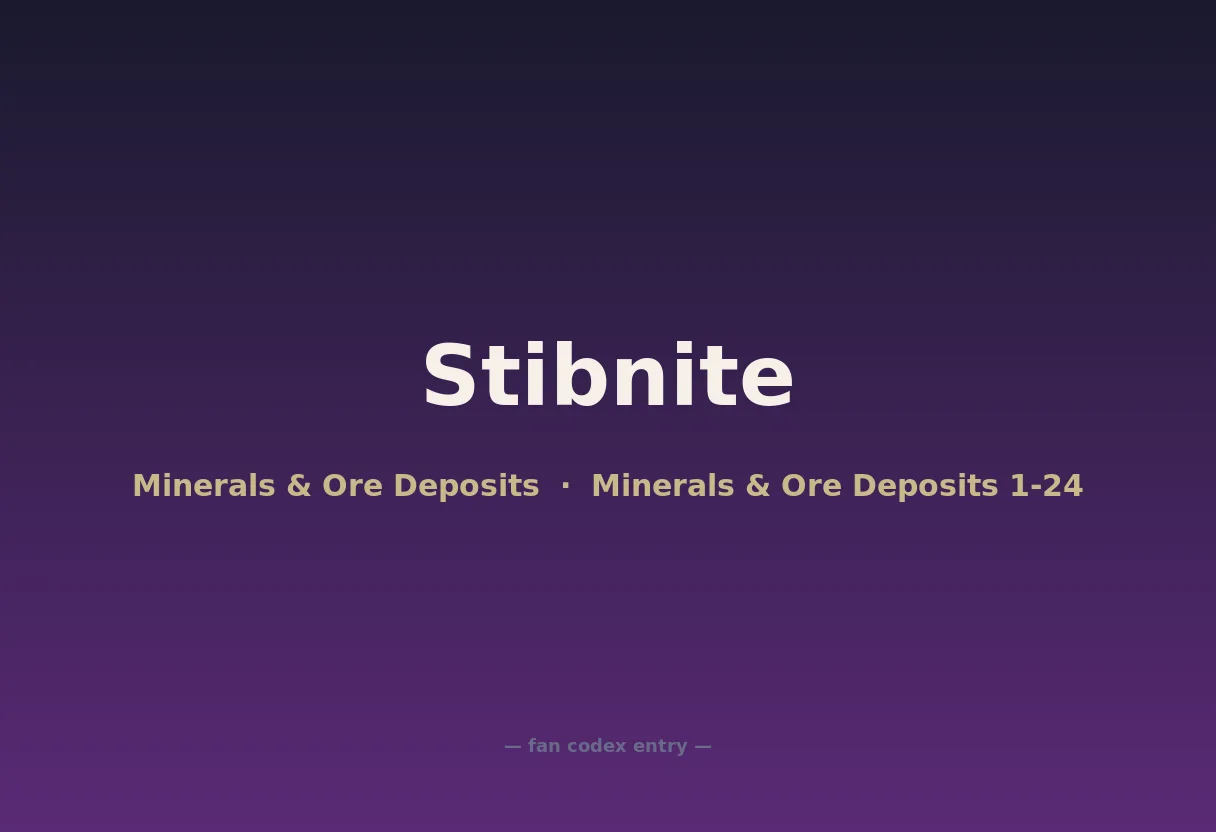 Stibnite